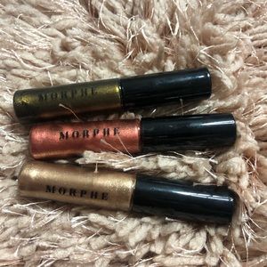 Morphe metallic eyeshadow TRIO